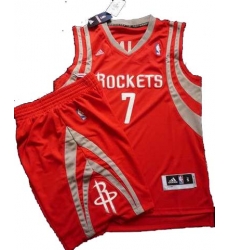 Houston Rockets 7# Jeremy Lin Red Revolution 30 Swingman NBA Jersey & Shorts Suit Houston Rockets 7# Jeremy Lin Red Revolution 30 Swingman NBA Jersey & Shorts Suit