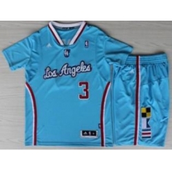 Los Angeles Clippers 3 Chris Paul Blue Revolution 30 Swingman NBA Jersey Short Suits New Style
