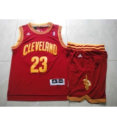 NBA Cleveland Cavaliers 23 LeBron James Red Jerseys Shorts Set Suit NBA Cleveland Cavaliers 23 LeBron James Red Jerseys Shorts Set Suit
