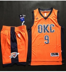Thunder #9 Serge Ibaka Orange Alternate A Set Stitched NBA Jersey Thunder #9 Serge Ibaka Orange Alternate A Set Stitched NBA Jersey
