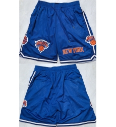 Men New Yok Knicks Royal Shorts  