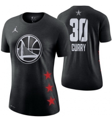 Golden State Warriors 30 Stephen Curry Black 2019 NBA All Star Game Women T Shirt Golden State Warriors 30 Stephen Curry Black 2019 NBA All Star Game Women T Shirt