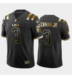 LSU Tiger Odell Beckham Jr. Black Golden Edition Men'S Jersey LSU Tiger Odell Beckham Jr. Black Golden Edition Men'S Jersey