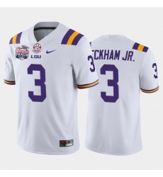 LSU Tiger Odell Beckham Jr. White Home Men'S Jersey LSU Tiger Odell Beckham Jr. White Home Men'S Jersey