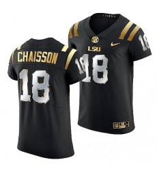 Lsu Tigers K'Lavon Chaisson Golden Edition Elite Nfl Black Jersey Lsu Tigers K'Lavon Chaisson Golden Edition Elite Nfl Black Jersey