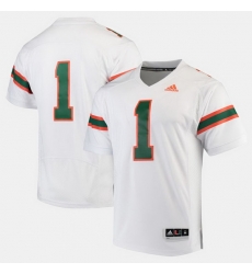 Men Miami Hurricanes 2017 Special Games White Jersey Men Miami Hurricanes 2017 Special Games White Jersey