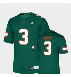 Men Miami Hurricanes Frank Gore 3 Green Nflpa Alumni Chase Replica Jersey Men Miami Hurricanes Frank Gore 3 Green Nflpa Alumni Chase Replica Jersey