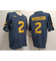 Men Women Youth Michigan Wolverines Blake Corum #2 Navy High School F U S E Stitched Jersey Men Women Youth Michigan Wolverines Blake Corum #2 Navy High School F U S E Stitched Jersey