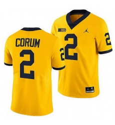 Michigan Wolverines Blake Corum Maize College Football Men Jersey Michigan Wolverines Blake Corum Maize College Football Men Jersey