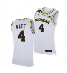 Michigan Wolverines Brandon Wade 2021 Big Ten Regular Season Champions Blm White Jersey Michigan Wolverines Brandon Wade 2021 Big Ten Regular Season Champions Blm White Jersey