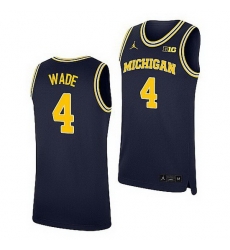 Michigan Wolverines Brandon Wade Navy Replica College Basketball Jersey Michigan Wolverines Brandon Wade Navy Replica College Basketball Jersey