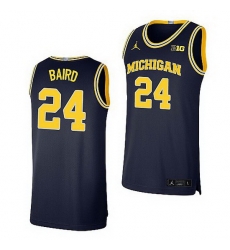 Michigan Wolverines C.J. Baird Navy Limited Basketball Jersey Michigan Wolverines C.J. Baird Navy Limited Basketball Jersey