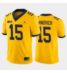 Michigan Wolverines Chase Winovich Yellow Alternate Men'S Jersey Michigan Wolverines Chase Winovich Yellow Alternate Men'S Jersey