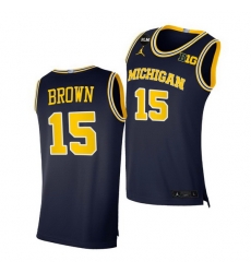 Michigan Wolverines Chaundee Brown 2021 Big Ten Regular Season Champions Blm Navy Jersey Michigan Wolverines Chaundee Brown 2021 Big Ten Regular Season Champions Blm Navy Jersey