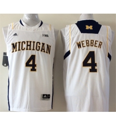 Michigan Wolverines Chris Webber Big Ten Regular Season White Jersey Michigan Wolverines Chris Webber Big Ten Regular Season White Jersey