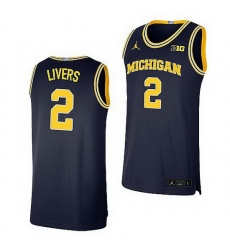 Michigan Wolverines Isaiah Livers Navy Limited Basketball Jersey Michigan Wolverines Isaiah Livers Navy Limited Basketball Jersey