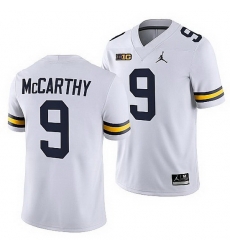 Michigan Wolverines J.J. Mccarthy White College Football Men Jersey Michigan Wolverines J.J. Mccarthy White College Football Men Jersey