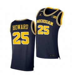 Michigan Wolverines Jace Howard 2021 Big Ten Regular Season Champions Blm Navy Jersey Michigan Wolverines Jace Howard 2021 Big Ten Regular Season Champions Blm Navy Jersey