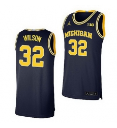 Michigan Wolverines Luke Wilson Navy Limited Basketball Jersey Michigan Wolverines Luke Wilson Navy Limited Basketball Jersey