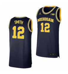 Michigan Wolverines Mike Smith Navy Limited Basketball Jersey Michigan Wolverines Mike Smith Navy Limited Basketball Jersey
