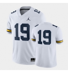 Michigan Wolverines White Game Men'S Jersey (1) Michigan Wolverines White Game Men'S Jersey (1)