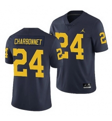 Michigan Wolverines Zach Charbonnet Navy Limited Men'S Jersey Michigan Wolverines Zach Charbonnet Navy Limited Men'S Jersey