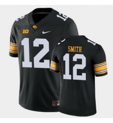 Men Iowa Hawkeyes Brandon Smith Game Black College Football Jersey Men Iowa Hawkeyes Brandon Smith Game Black College Football Jersey