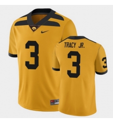 Men Iowa Hawkeyes Tyrone Tracy Jr. College Football Gold Alternate Game Jersey Men Iowa Hawkeyes Tyrone Tracy Jr. College Football Gold Alternate Game Jersey