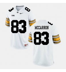 Men Riley Mccarron White Iowa Hawkeyes Alumni Football Game Jersey Men Riley Mccarron White Iowa Hawkeyes Alumni Football Game Jersey