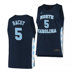 North Carolina Tar Heels Armando Bacot Navy Alternate Men Jersey