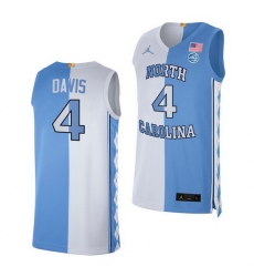 North Carolina Tar Heels R.J. Davis 2021 Blue White Split Edition Special Jersey North Carolina Tar Heels R.J. Davis 2021 Blue White Split Edition Special Jersey