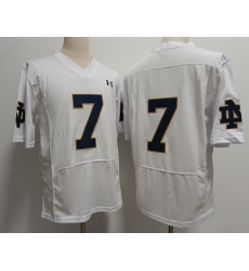 Men Notre Dame Fighting Irish Audric Estime #7 White 2023 Stitched Jersey no name Men Notre Dame Fighting Irish Audric Estime #7 White 2023 Stitched Jersey no name