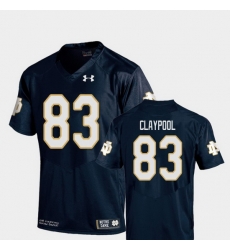 Men Notre Dame Fighting Irish Chase Claypool 83 Navy College Football Replica Jersey Men Notre Dame Fighting Irish Chase Claypool 83 Navy College Football Replica Jersey