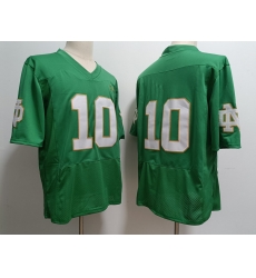Men Notre Dame Fighting Irish Joe Montana #10 Green No Name 2023 Stitched Jersey Men Notre Dame Fighting Irish Joe Montana #10 Green No Name 2023 Stitched Jersey