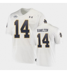 Men Notre Dame Fighting Irish Kyle Hamilton Replica White College Football Playoff Jersey Men Notre Dame Fighting Irish Kyle Hamilton Replica White College Football Playoff Jersey