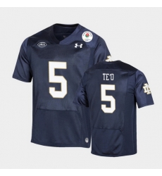 Men Notre Dame Fighting Irish Manti Te'O 2021 Rose Bowl Navy College Football Jersey Men Notre Dame Fighting Irish Manti Te'O 2021 Rose Bowl Navy College Football Jersey