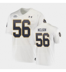 Men Notre Dame Fighting Irish Quenton Nelson Replica White College Football Playoff Jersey Men Notre Dame Fighting Irish Quenton Nelson Replica White College Football Playoff Jersey
