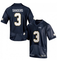 Men Under Armour 3 Limited Navy Blue C.J. Sanders Notre Dame Fighting Irish Alumni Football Jersey Men Under Armour 3 Limited Navy Blue C.J. Sanders Notre Dame Fighting Irish Alumni Football Jersey