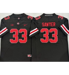Men Ohio State Buckeyes #33 Jack Sawyer Black Stitched NCAA Jersey