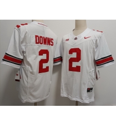 Men Ohio State Buckeyes Caleb Downs #2 White Vapor Limited Stitched NCAA Football Jersey Men Ohio State Buckeyes Caleb Downs #2 White Vapor Limited Stitched NCAA Football Jersey