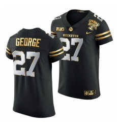 Ohio State Buckeyes Eddie George Black 2021 Sugar Bowl Golden Limited Authentic Football Jersey Ohio State Buckeyes Eddie George Black 2021 Sugar Bowl Golden Limited Authentic Football Jersey