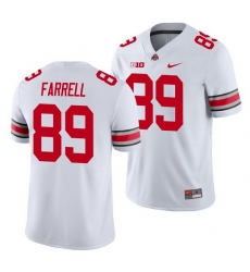 Ohio State Buckeyes Luke Farrell White Game Men'S Jersey Ohio State Buckeyes Luke Farrell White Game Men'S Jersey
