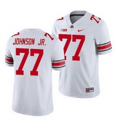 Ohio State Buckeyes Paris Johnson Jr. White Game Men'S Jersey Ohio State Buckeyes Paris Johnson Jr. White Game Men'S Jersey