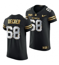 Ohio State Buckeyes Taylor Decker Black Golden Edition Jersey Ohio State Buckeyes Taylor Decker Black Golden Edition Jersey
