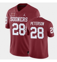 Oklahoma Sooners Adrian Peterson Crimson Home Men'S Jersey