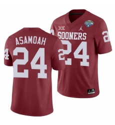 Oklahoma Sooners Brian Asamoah Crimson 2020 Cotton Bowl Classic College Football Jersey Oklahoma Sooners Brian Asamoah Crimson 2020 Cotton Bowl Classic College Football Jersey