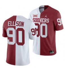 Oklahoma Sooners Josh Ellison White Crimson Split Men'S Jersey Oklahoma Sooners Josh Ellison White Crimson Split Men'S Jersey