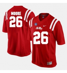 C.J. Moore Red Ole Miss Rebels Alumni Football Game Jersey C.J. Moore Red Ole Miss Rebels Alumni Football Game Jersey