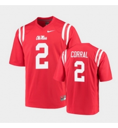Men Ole Miss Rebels Matt Corral College Football Red Game Jersey Men Ole Miss Rebels Matt Corral College Football Red Game Jersey