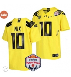 Bo Nix Jersey #10 Oregon Ducks Fiesta Bowl Patch 2024 Football Yellow Bo Nix Jersey #10 Oregon Ducks Fiesta Bowl Patch 2024 Football Yellow
